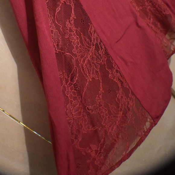 CABERNET RED SLEEVELESS DRESS - Picture 1 of 5